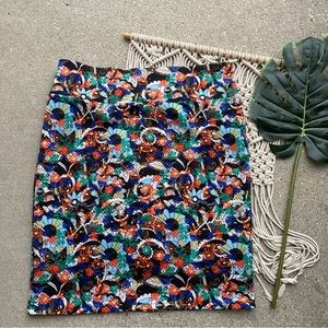 Plus Size LuLaRoe Printed Skirt Size 3XL